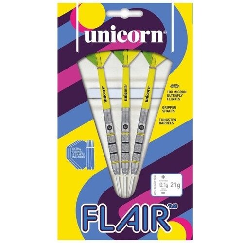 Unicorn Unicorn Flair 2 80% - Fléchettes pointe Acier