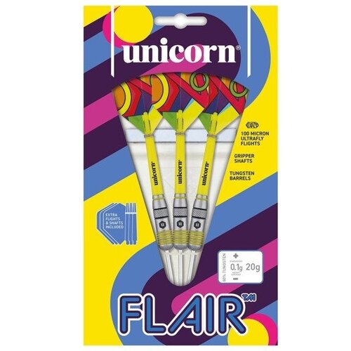 Unicorn Unicorn Flair 1 80% - Fléchettes pointe Acier