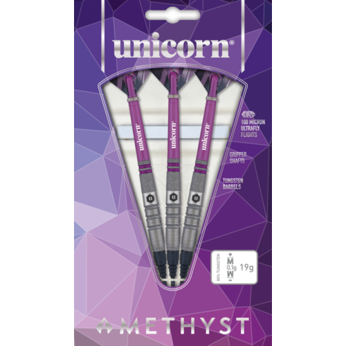 Unicorn Unicorn Amethyst 3 80% Soft Tip - Fléchettes pointe Plastique