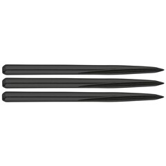 Unicorn Steel Dart Points Volute Black