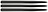 Unicorn Steel Dart Points Volute Black