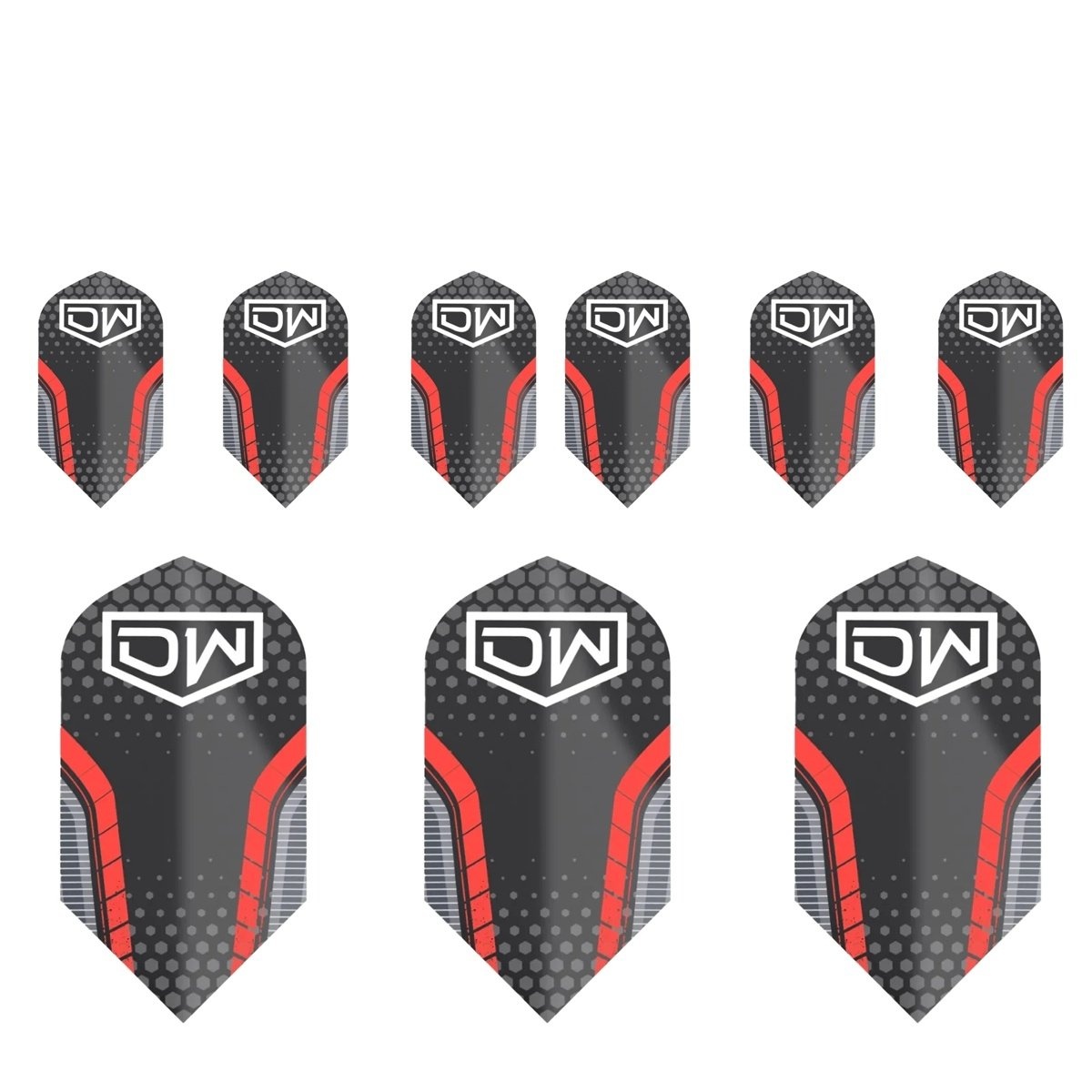 Ailette DW Avenger 01 Red 3 Set Slim