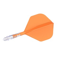 Ailette Cuesoul ROST T19 Integrated Dart Flights Big Standard Wing Carbon Orange