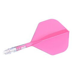 Ailette Cuesoul ROST T19 Integrated Dart Flights Big Standard Wing Carbon Pink