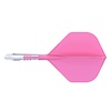 CUESOUL Ailette Cuesoul ROST T19 Integrated Dart Flights Big Standard Wing Carbon Pink