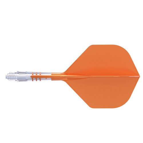 CUESOUL Ailette Cuesoul ROST T19 Integrated Dart Flights Small Standard Wing Carbon Orange