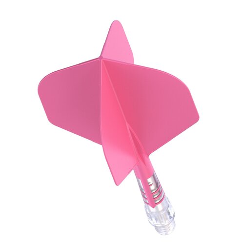 CUESOUL Ailette Cuesoul ROST T19 Integrated Dart Flights Small Standard Wing Carbon Pink