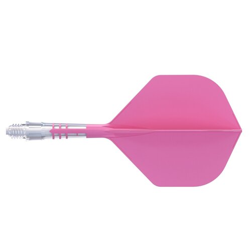 CUESOUL Ailette Cuesoul ROST T19 Integrated Dart Flights Small Standard Wing Carbon Pink