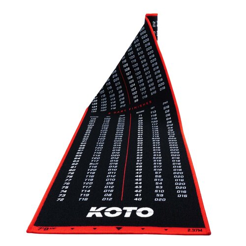 KOTO Tapis KOTO Carpet Checkout Rouge 237 x 60cm