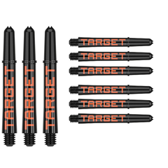 Tiges Target Pro Grip Tag 3 Set Black Orange