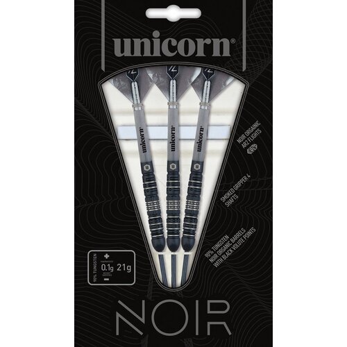 Unicorn Unicorn Noir Shape 4 90% - Fléchettes pointe Acier