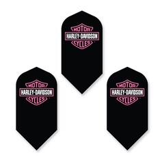 Ailette DW Harley Davidson Pink Logo Slim