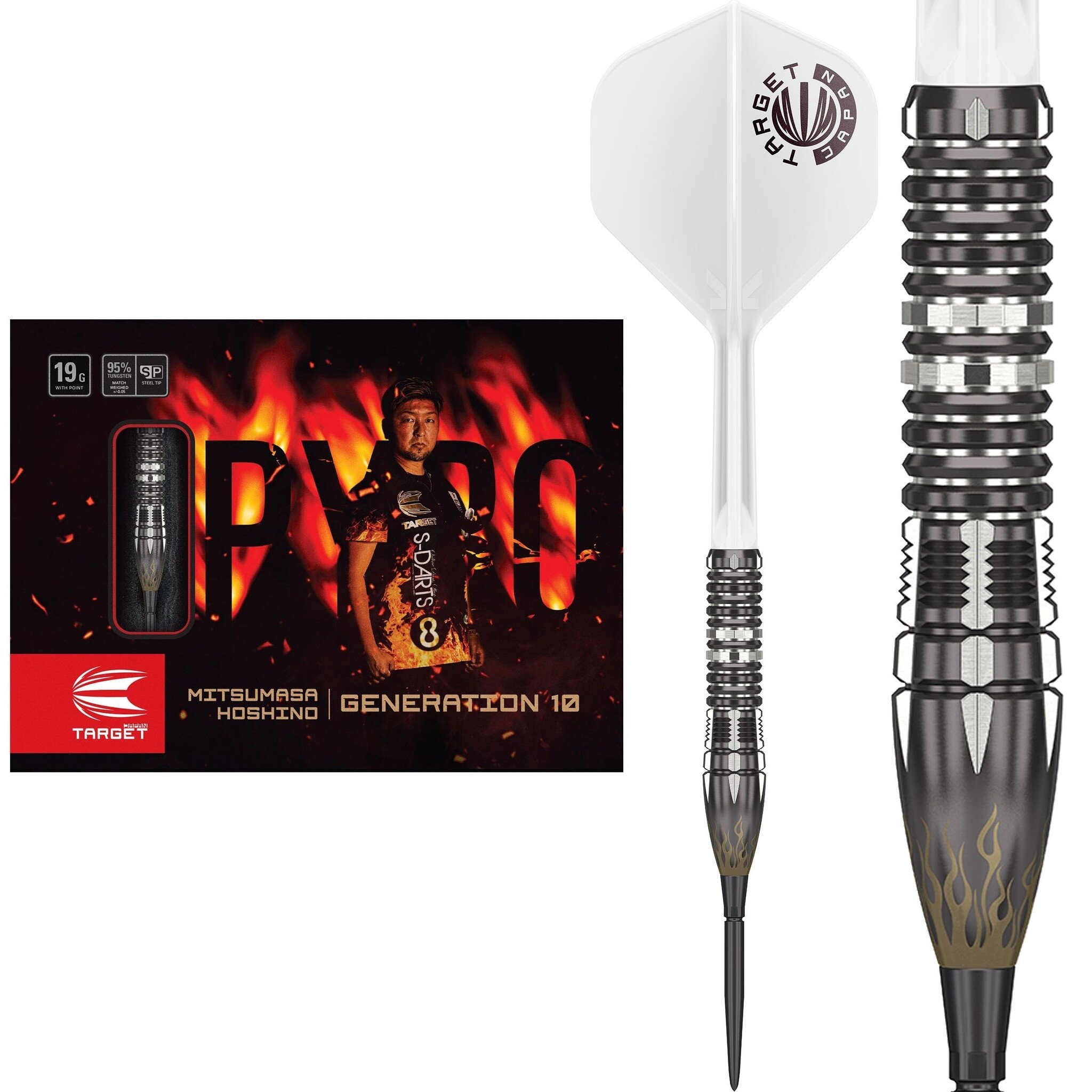 Target Darts Pointes Swiss Point DX - 3 Pointes Noires 35mm Interchangeables | Système Verrouillage Breveté