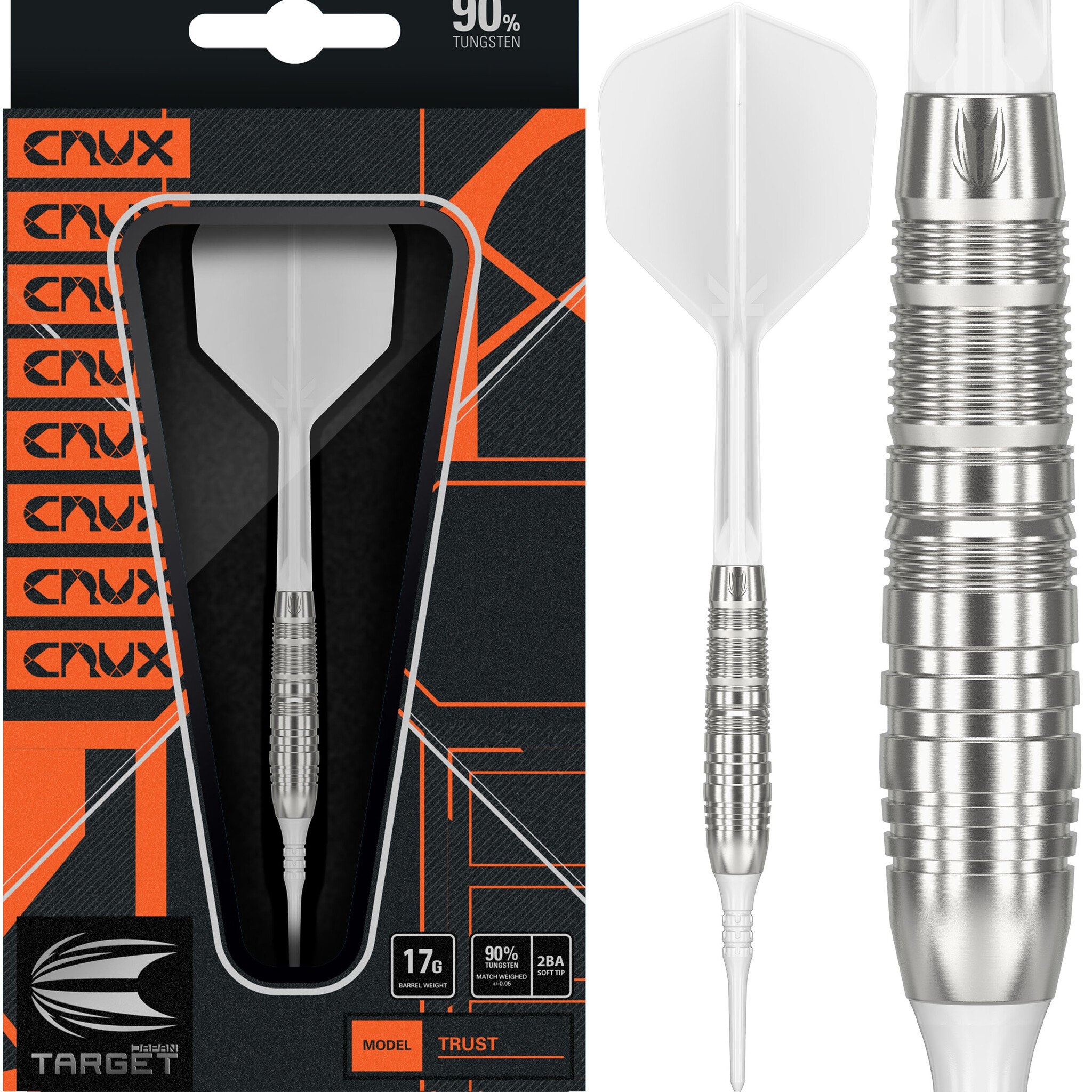 Fléchettes Harrows NX90 90% Tungstène - Pointe Soft Tip Nylon - 18g - Pour Joueurs Confirmés
