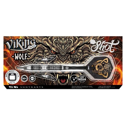 Shot Shot Viking Wolf 90% - Fléchettes pointe Acier