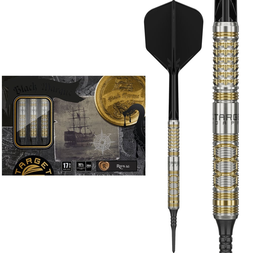 Shot Stowe Buntz V2 Black 90% Soft Tip - Fléchettes Pointe Plastique