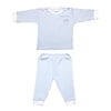 Beeren Bodywear Beeren Bodywear pyjama gestreept blauw/wit