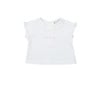 Tutto Piccolo T-shirt wit/roze - Tutto Piccolo