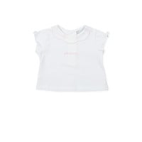 T-shirt wit/roze - Tutto Piccolo