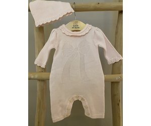 Emile et Rose Boxpakje incl. mutsje roze wit Emile et rose