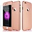 Merkloos Slim Fit 360 graden Lichtgewicht harde beschermende huid hoesje Case voor iPhone 7 4.7 Rose Goud