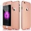 Merkloos Slim Fit 360 graden Lichtgewicht harde beschermende huid hoesje Case voor iPhone 7 Plus 5.5 inch Rose Goud