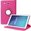 Merkloos Samsung Galaxy Tab E 9.6 inch SM - T560 / T561 Tablet Case met 360° draaistand cover hoesje - Pink