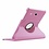 Merkloos Samsung Galaxy Tab A 9,7 inch SM-T550 Tablet Case met 360 draaistand cover hoesje - Licht Roze