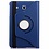 Merkloos Samsung Galaxy Tab E 9.6 inch SM T560 / T561 Tablet Case / cover met 360° draaistand cover hoesje - Donker Blauw