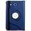 Merkloos Samsung Galaxy Tab E 9.6 inch SM T560 / T561 Tablet Case / cover met 360° draaistand cover hoesje - Donker Blauw