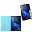 Merkloos - Samsung Galaxy Tab A 10,1 SM T580 / T585 Tablet Case met 360° draaistand cover hoesje - Licht Blauw