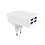 Durata Super fast 4.2 A Durata Port Multi oplaadadapter met 4 USB Ports