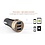 Merkloos Triple USB 5.1A Fast Charging Car Charger - Black