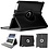 Merkloos Apple iPad 2 / 3 / 4 Luxe 360 graden Case