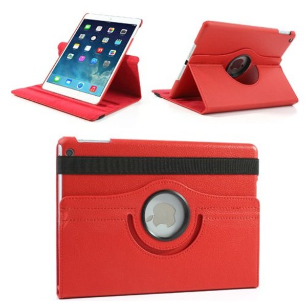 Merkloos Apple iPad Air 360 Graden Case Rood