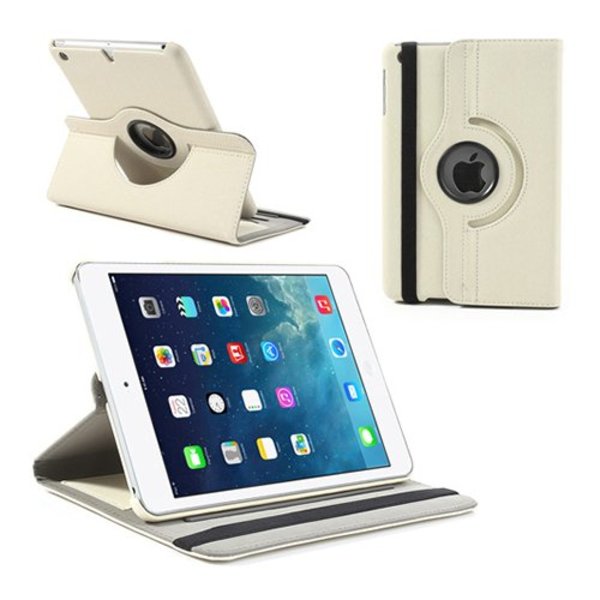 Merkloos iPad Mini / Mini 2 draaibare Case Wit