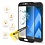 Merkloos Galaxy A5 2017 full coverage Screenprotector / tempered glass Zwart