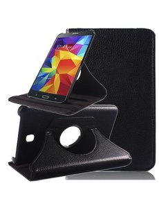 Merkloos Samsung Galaxy Tab 4 7.0 inch Tablet hoesje 360 Draaibaar - Zwart
