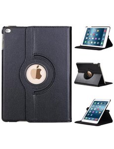 Merkloos Apple iPad (2017) 360 graden draaibare hoesje - Zwart