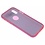 Merkloos Roze Glitter TPU Hoesje iPhone X / Xs