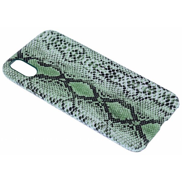 Merkloos Groen Slangen Design TPU Hoesje iPhone X / Xs