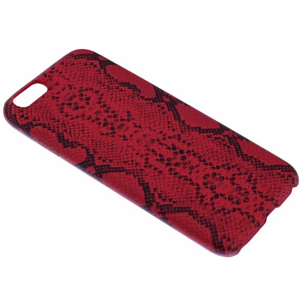 Merkloos Rood Slangen Design TPU Hoesje iPhone 6 / 6S