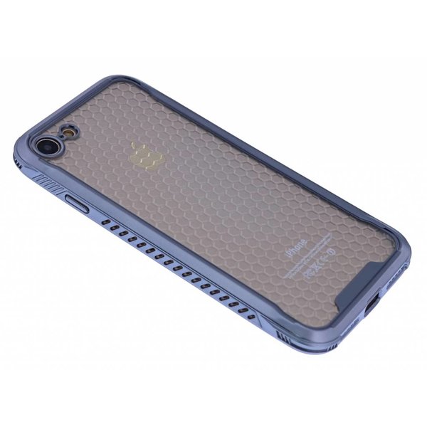 Merkloos Grijs Anti-Burst Armor Protection TPU Hoesje iPhone 8 / 7