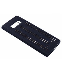 Puloka Puloka Leer met Studs backcover Hoesje Samsung Galaxy Note 8