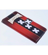 Merkloos Amsterdam Vlag Design BookType TPU Hoesje Samsung Galaxy J5 (2017)