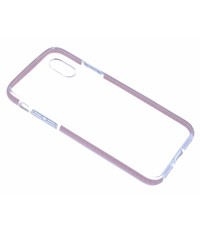 Puloka Puloka Roze Transparant Anti Shock Back hoesje iPhone X / Xs