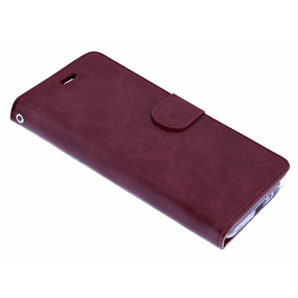 Merkloos Bordeaux Book Case Kunstleer & TPU Hoesje Samsung Galaxy A5 (2018)