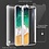 Merkloos Zliver Ultra Dun 360 Graden Protection Hoesje + Glazen Screenprotector iPhone X / Xs