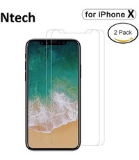 Merkloos 2 pack Screenprotector / Anti-Scratch Tempered Glass (0.3mm) iPhone X / Xs