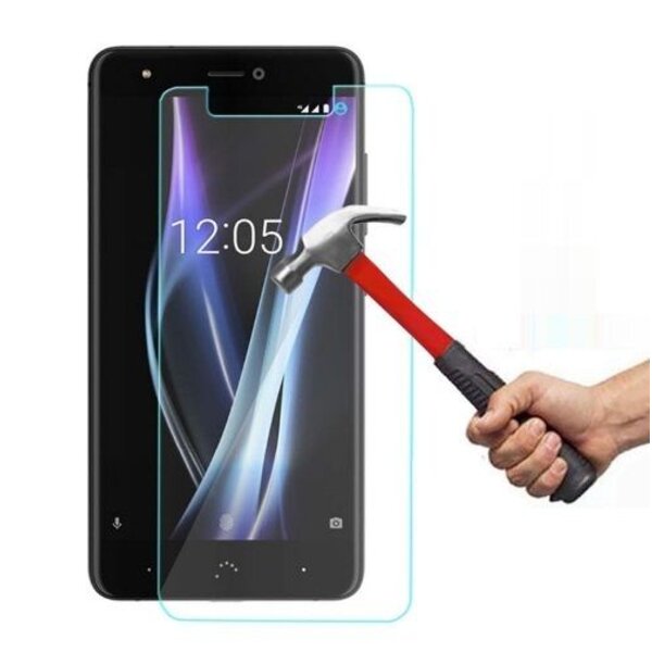 Merkloos Glazen Tempered Glass  (0.3mm) BQ Aquaris X